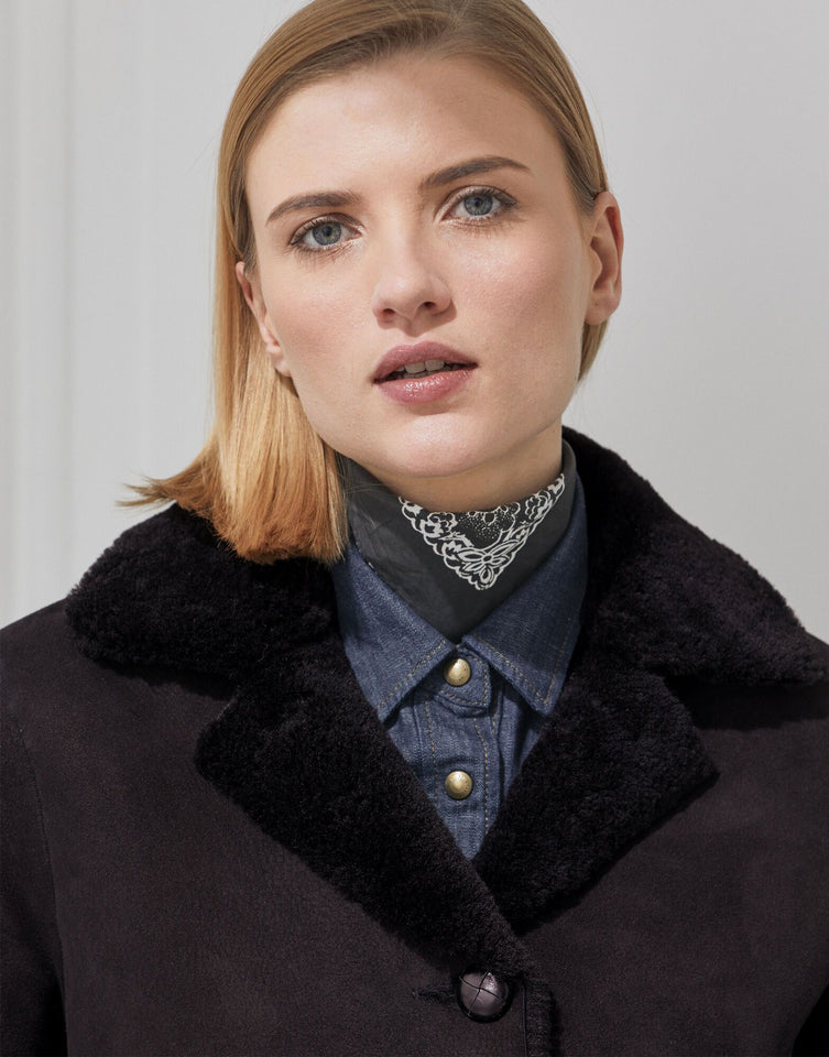 SHEARLING CAR JACKET