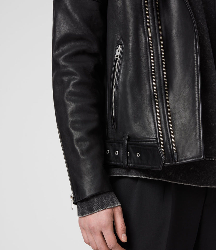 COBDEN LEATHER BIKER JACKET