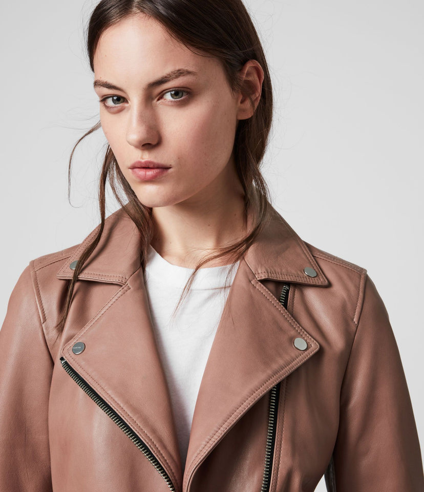 DALBY LEATHER BIKER JACKET