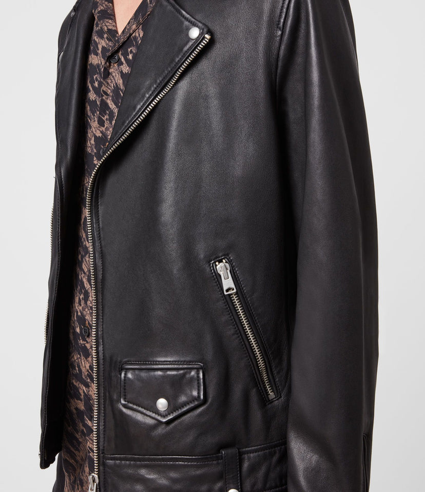 MILO LEATHER BIKER JACKET