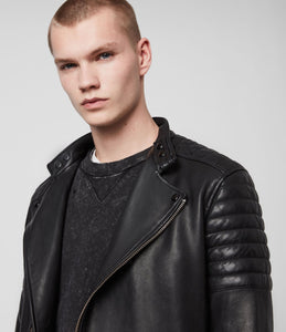 COBDEN LEATHER BIKER JACKET