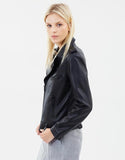 ENA PELLY Minimalist Biker Jacket