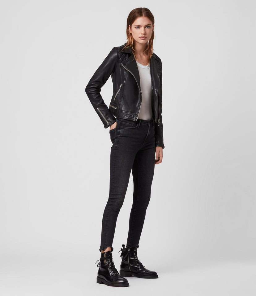 Conroy Leather Biker Jacket