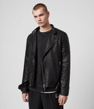 COBDEN LEATHER BIKER JACKET