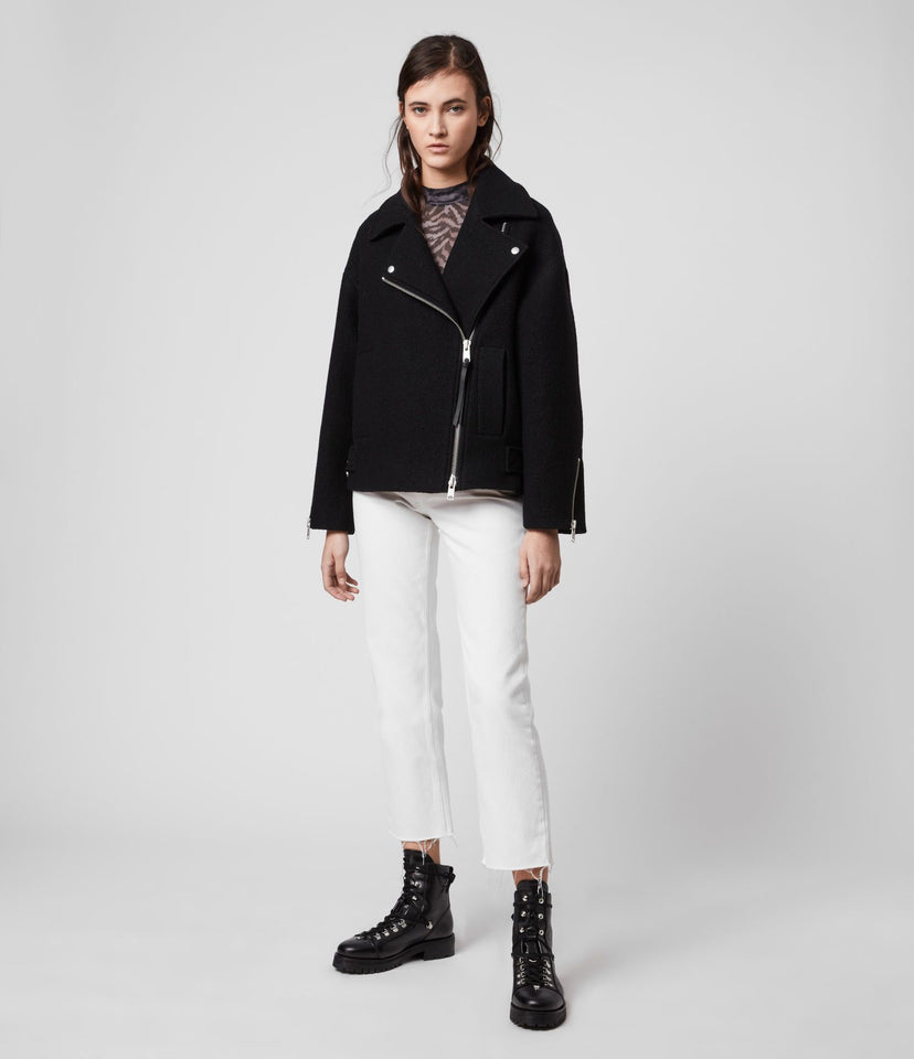 PAXTON WOOL BIKER JACKET