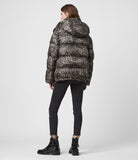 KALA LEOPARD PUFFER COAT