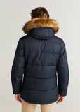 DETACHABLE FAUX-FUR ANORAK