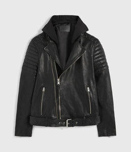 COBDEN LEATHER BIKER JACKET