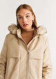 FURRY HOODED PARKA