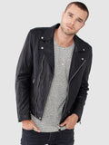 Milo Leather Biker Jacket