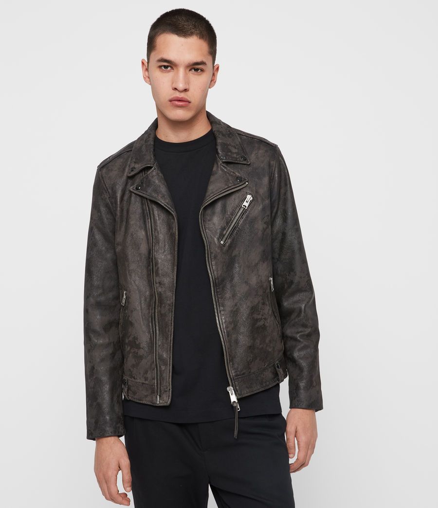 DRURY LEATHER BIKER JACKET