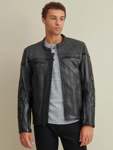 Kyle Leather Rider Jacket