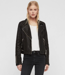 CONROY LEATHER BIKER JACKET