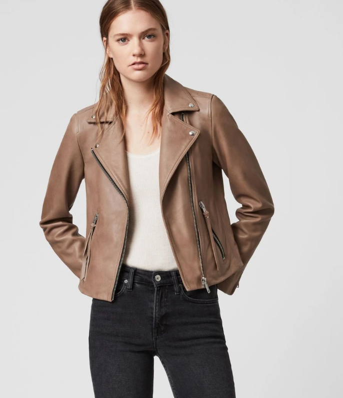 DALBY LEATHER BIKER JACKET