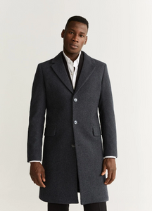 TAILORED LAPELS WOOL COAT