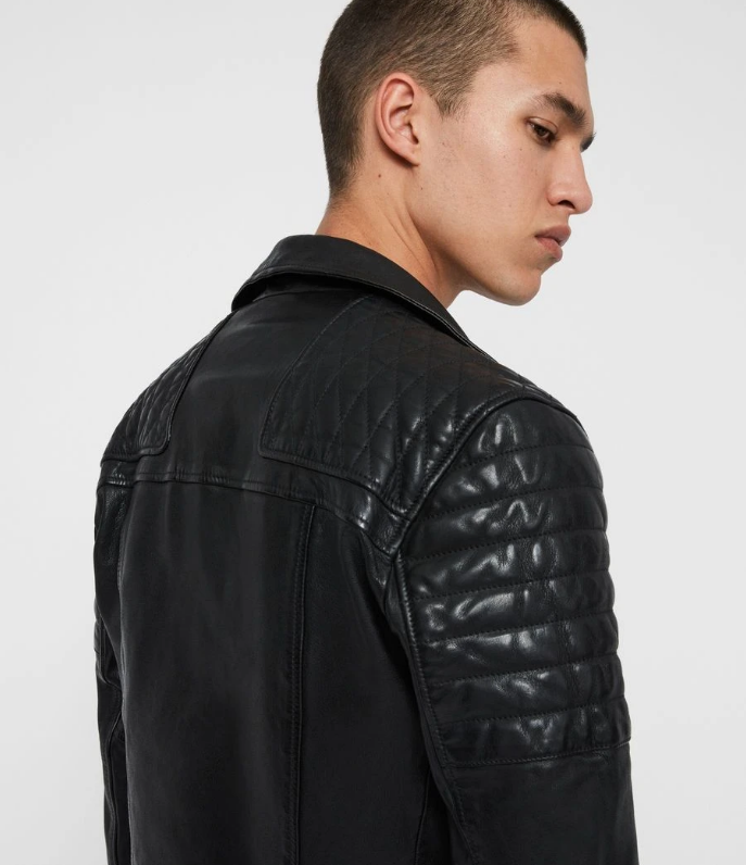 BOLT LEATHER BIKER JACKET