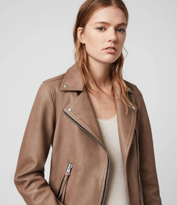 DALBY LEATHER BIKER JACKET