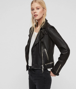CONROY LEATHER BIKER JACKET