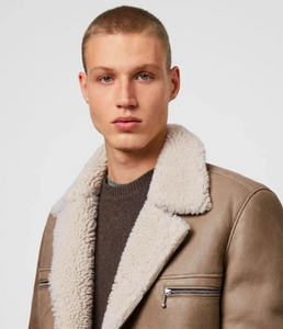 COLEMAN SHEARLING BIKER JACKET