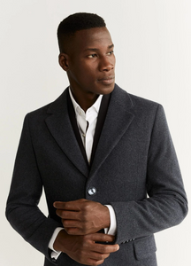 TAILORED LAPELS WOOL COAT