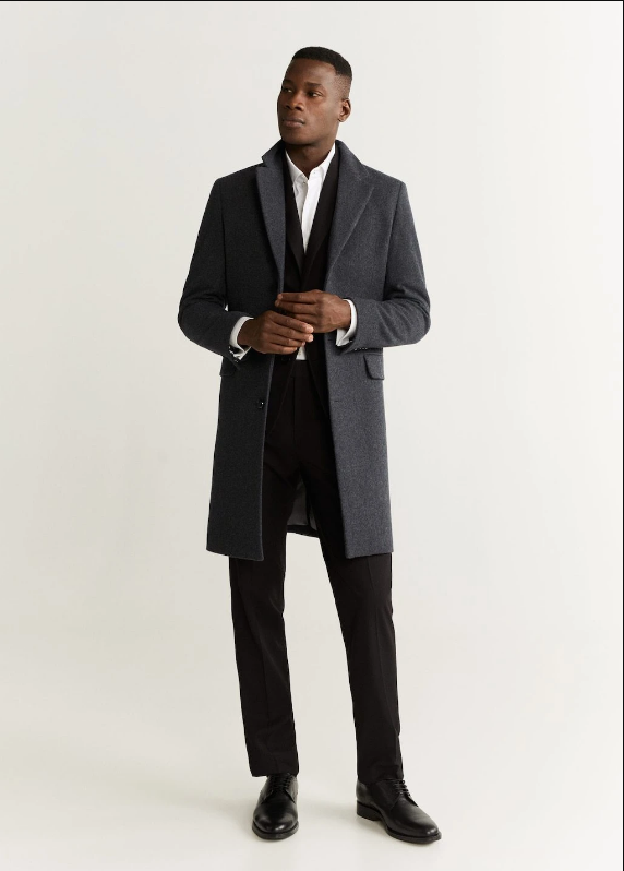 TAILORED LAPELS WOOL COAT