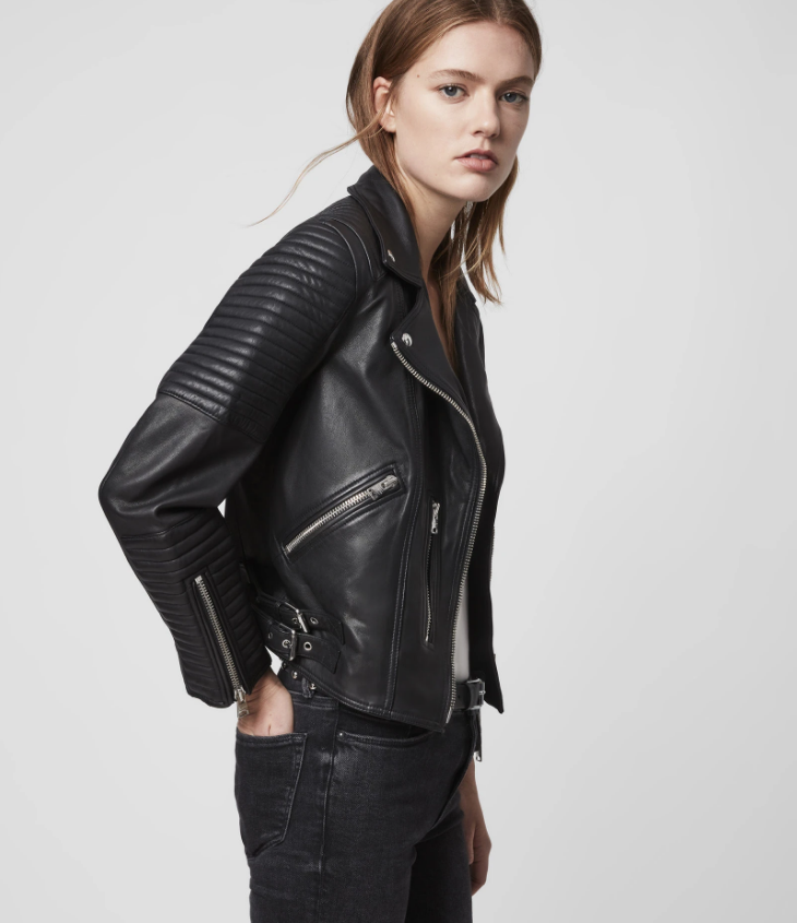ESTELLA LEATHER BIKER JACKET