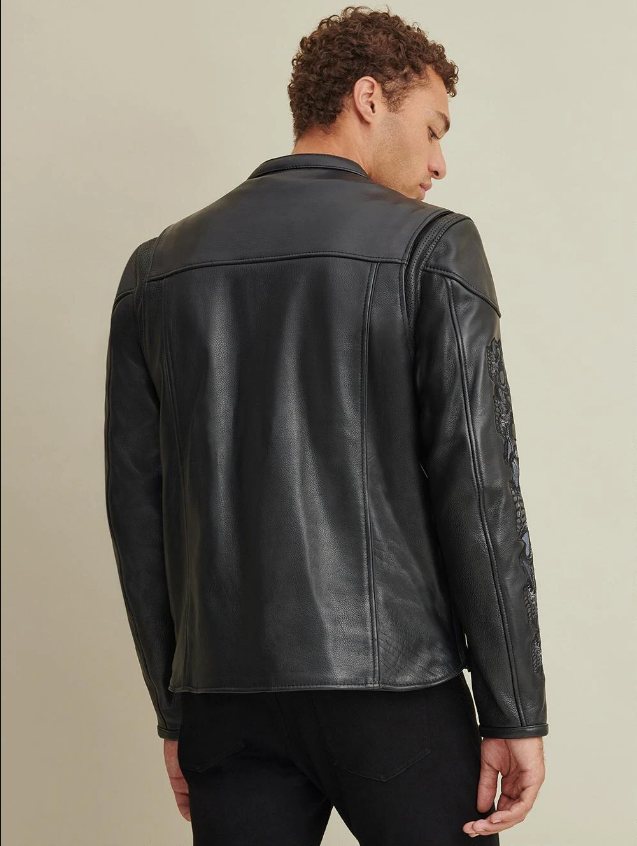Kyle Leather Rider Jacket