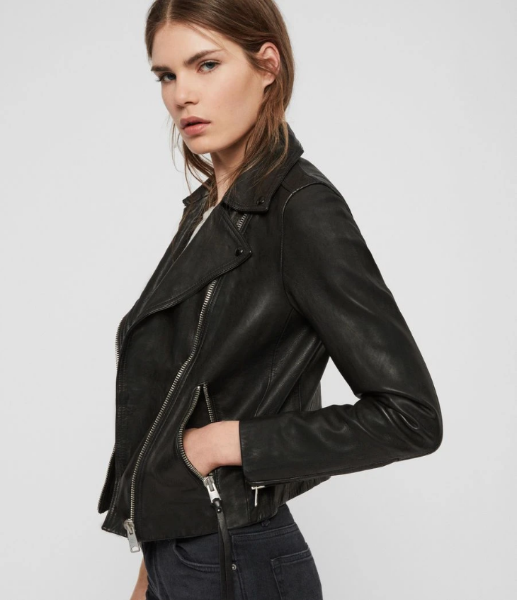 DALBY LEATHER BIKER JACKET