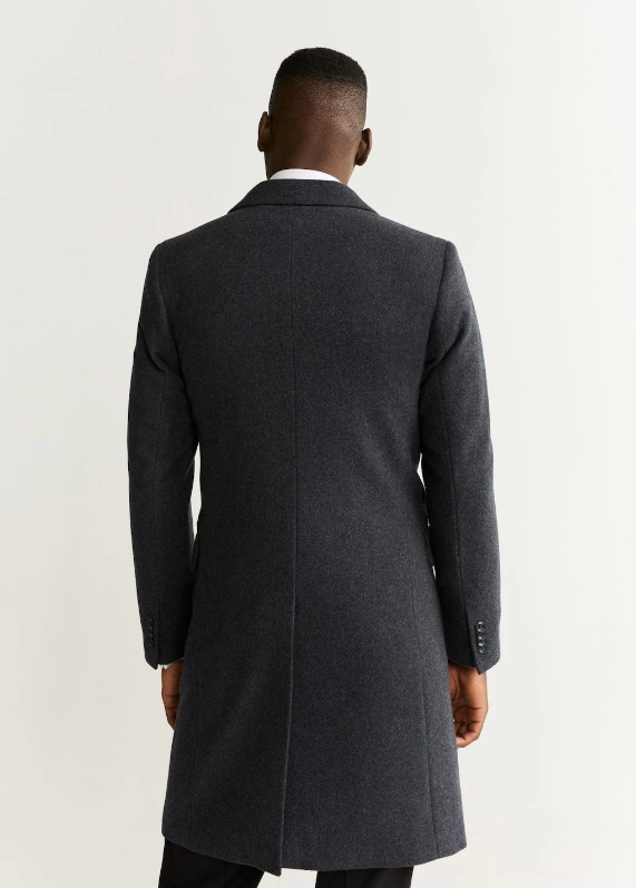 TAILORED LAPELS WOOL COAT