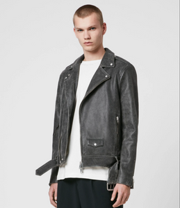 ARASHI LEATHER BIKER JACKET