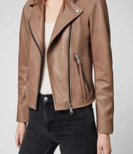 DALBY LEATHER BIKER JACKET