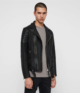 BOLT LEATHER BIKER JACKET