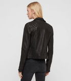 CONROY LEATHER BIKER JACKET