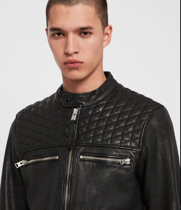 AMERSHAM LEATHER BIKER JACKET