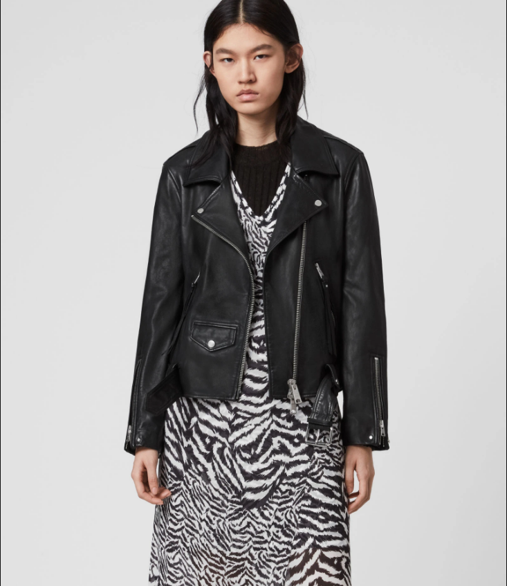 LUNA LEATHER BIKER JACKET