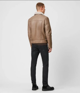 COLEMAN SHEARLING BIKER JACKET