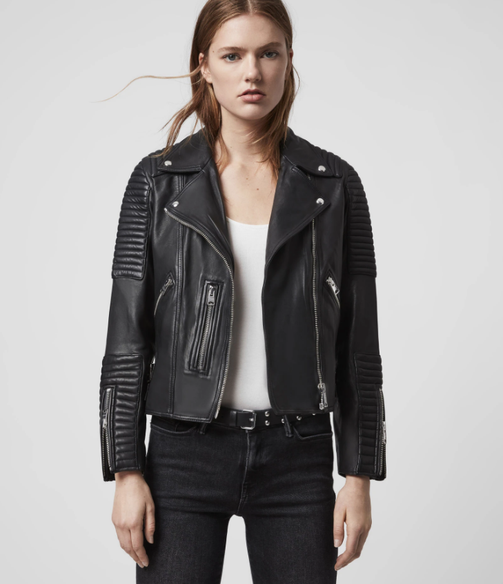 ESTELLA LEATHER BIKER JACKET