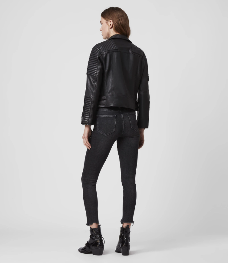 ESTELLA LEATHER BIKER JACKET