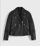 ESTELLA LEATHER BIKER JACKET