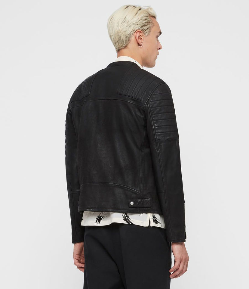MARSDEN LEATHER BIKER JACKET
